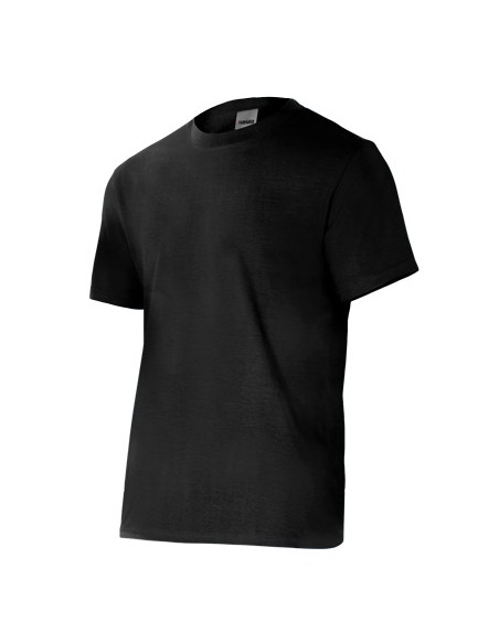 CAMISETA MANGA CORTA. NEGRO TALLA S-3XL